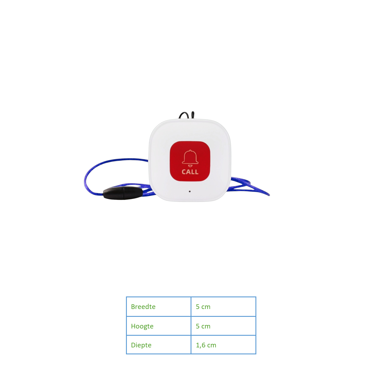 Alarmknop Set Basis (AHRW) – Basisstation, Alarmknop en Alarm horloge – Personenalarmering - Senioren Alarm - Alarmknop voor ouderen - SOS knop - Geen abonnement