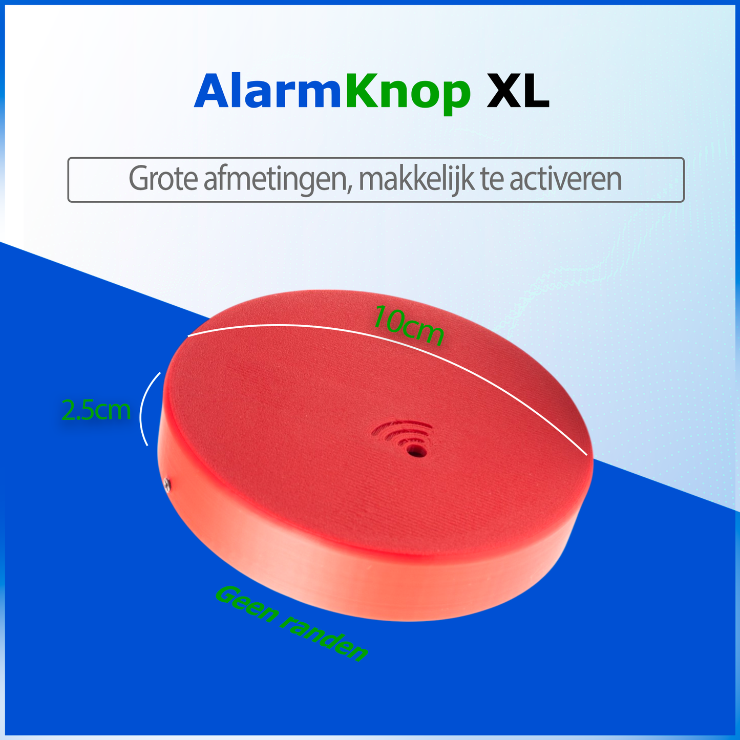 Alarmknop XL - werkt met basisstation