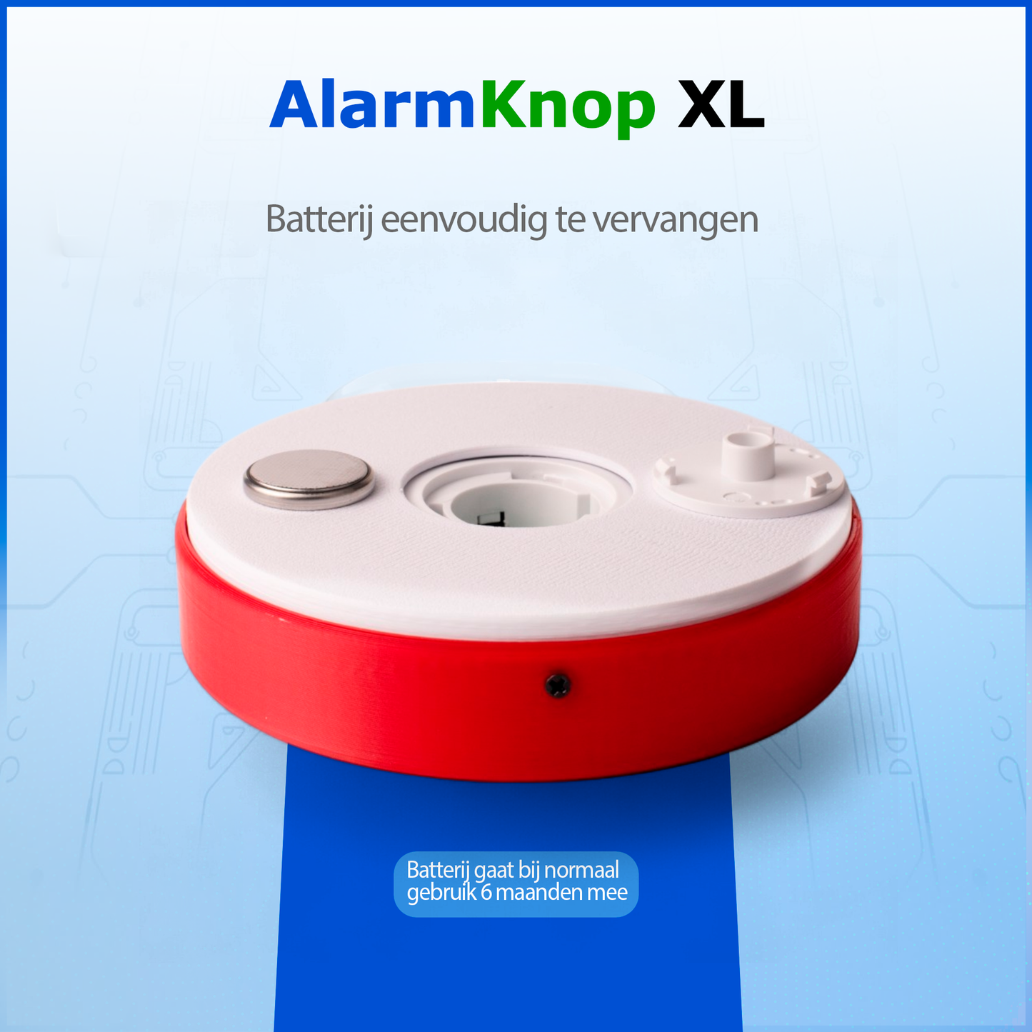 Alarmknop XL - werkt met basisstation