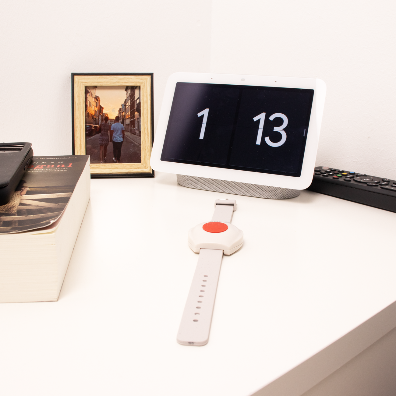Alarmhorloge Ovaal - werkt met Basisstation