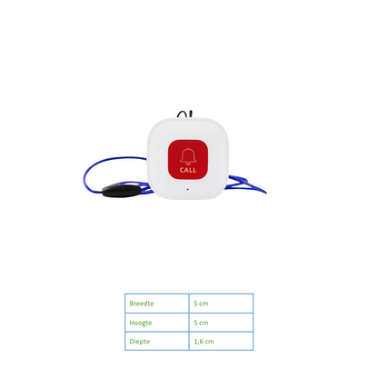 Alarmknop Set Basis (AHRW) – Basisstation, Alarmknop en Alarm horloge – Personenalarmering - Senioren Alarm - Alarmknop voor ouderen - SOS knop - Geen abonnement