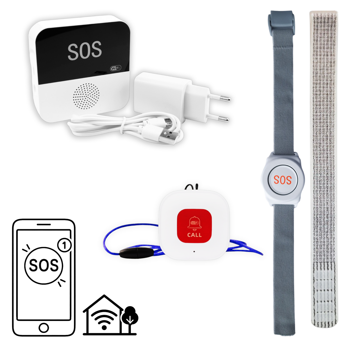Aupero Alarmknop Set Basis (AHREG)