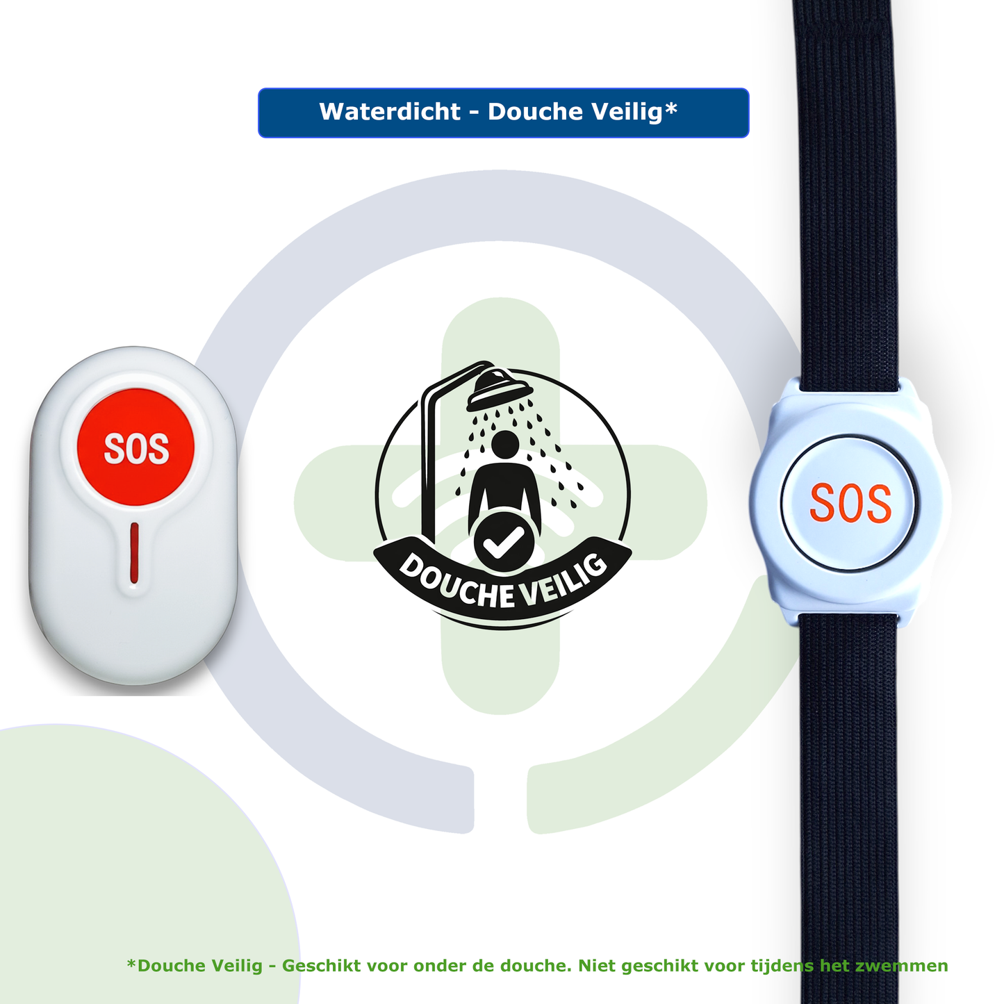 Aupero Alarmknop Set Basis Waterdicht (AHREZ)