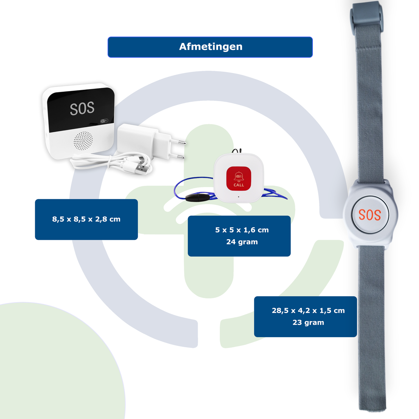 Aupero Alarmknop Set Basis (AHREG)