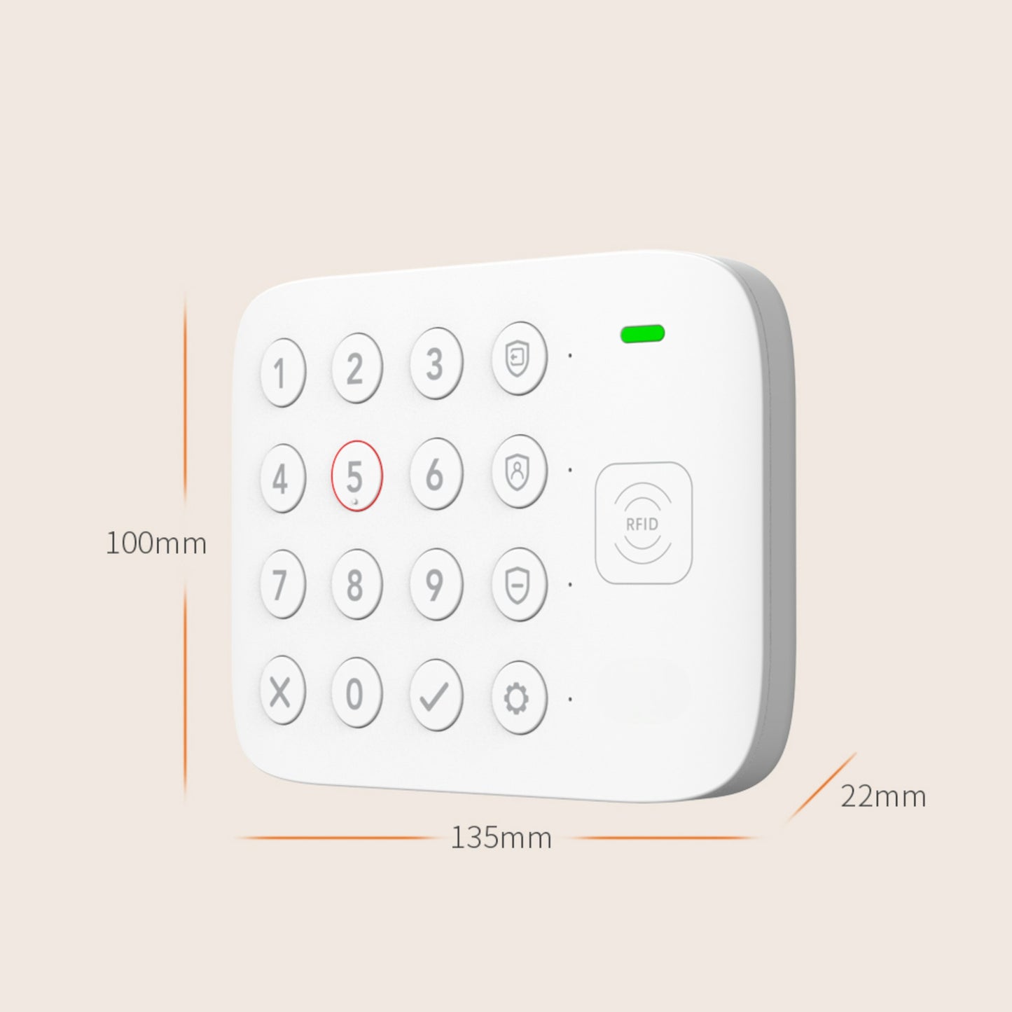 Aupero Alarmpaneel Toets 4G