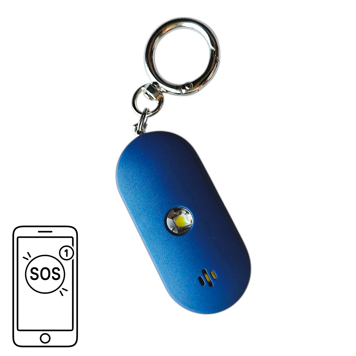 Aupero Alarmknop Go – Persoonlijk Alarm 130 dB met Smartphone SOS