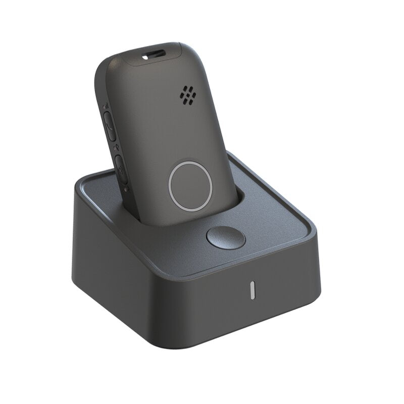 Aupero Alarmknop 4G GPS + oplaadstation - Zwart - Nederlands gesproken