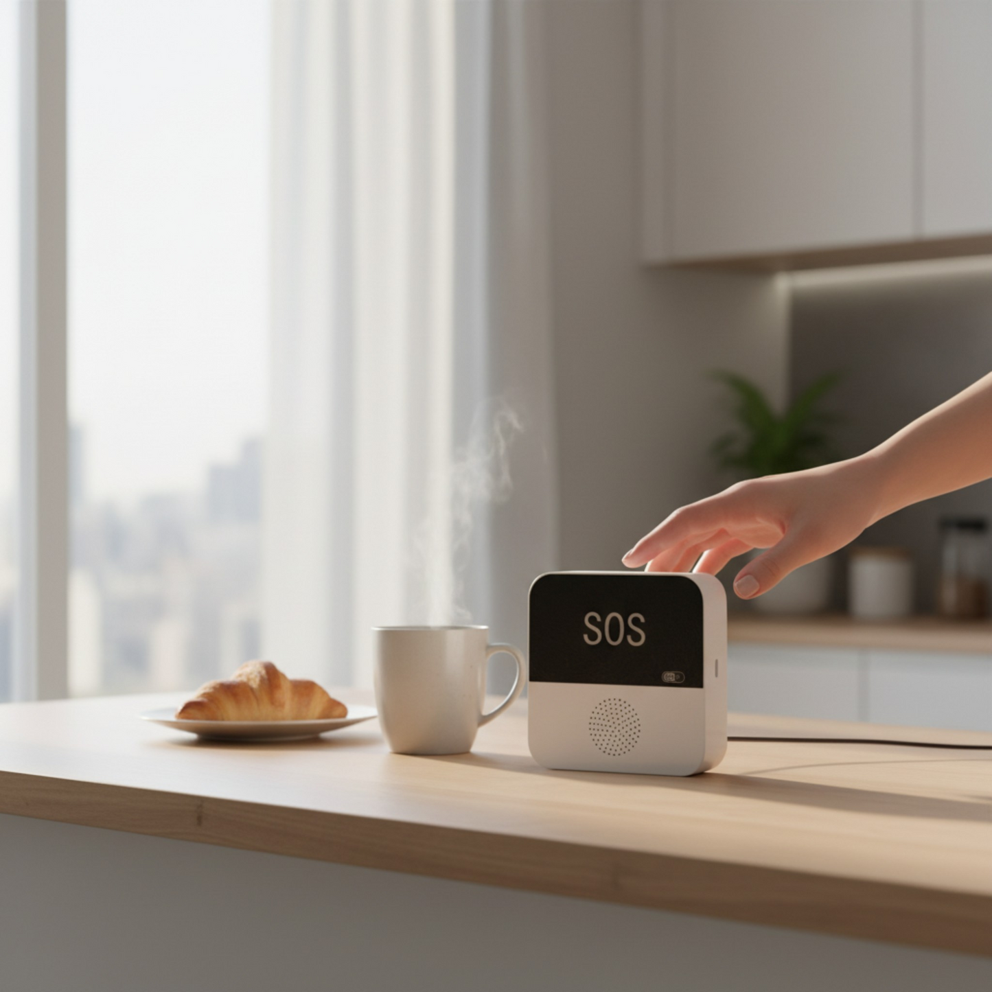 Aupero Basisstation SOS - Geschikt voor diverse alarmknoppen en alarmhorloges