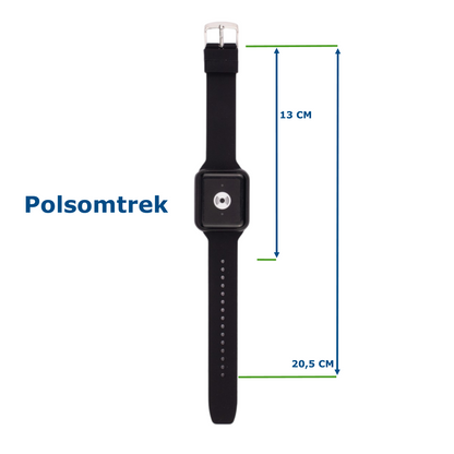 Alarmhorloge Vierkant (2 kleuren beschikbaar) - werkt met basisstation
