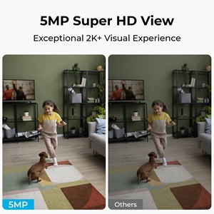 Reolink E331, 5MP PT Dual-band WiFi binnencamera met auto-tracking