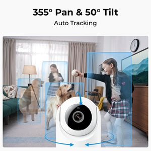 Reolink E331, 5MP PT Dual-band WiFi binnencamera met auto-tracking